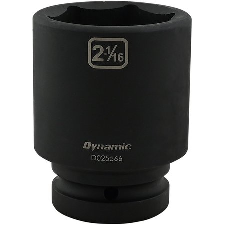 DYNAMIC Tools 2-1/16" X 1" Drive, 6 Point Deep Length, Impact Socket D025566